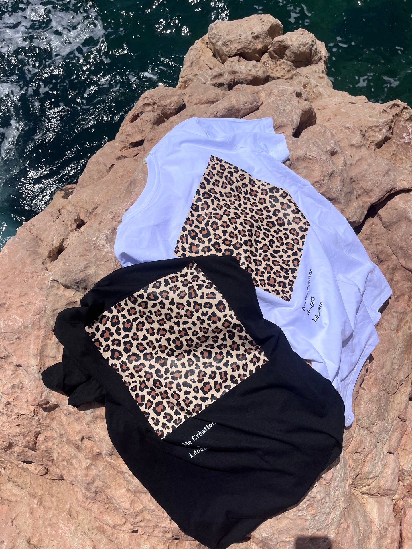Tee-shirt Léopard Noir